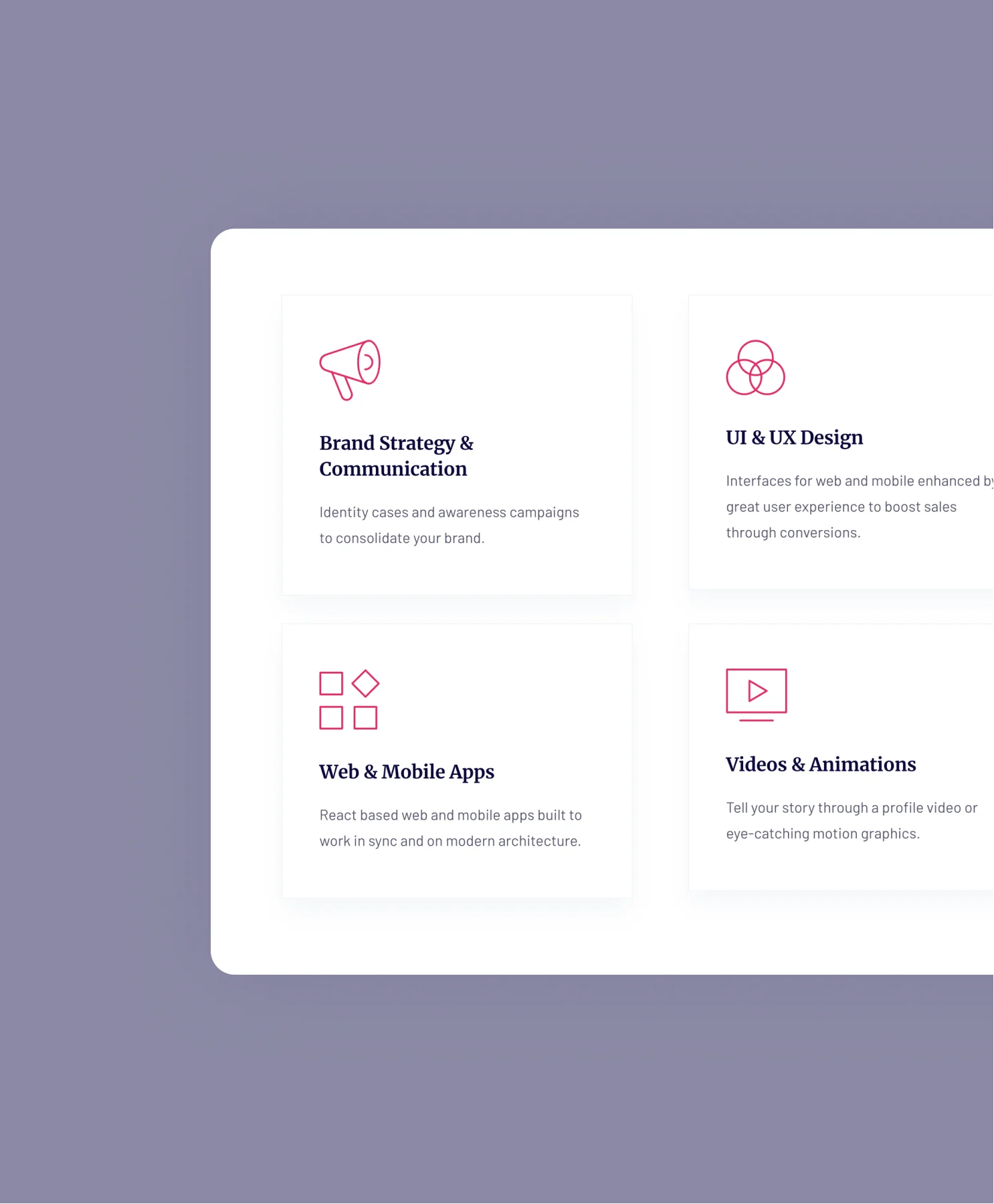 UI Design showcase 3