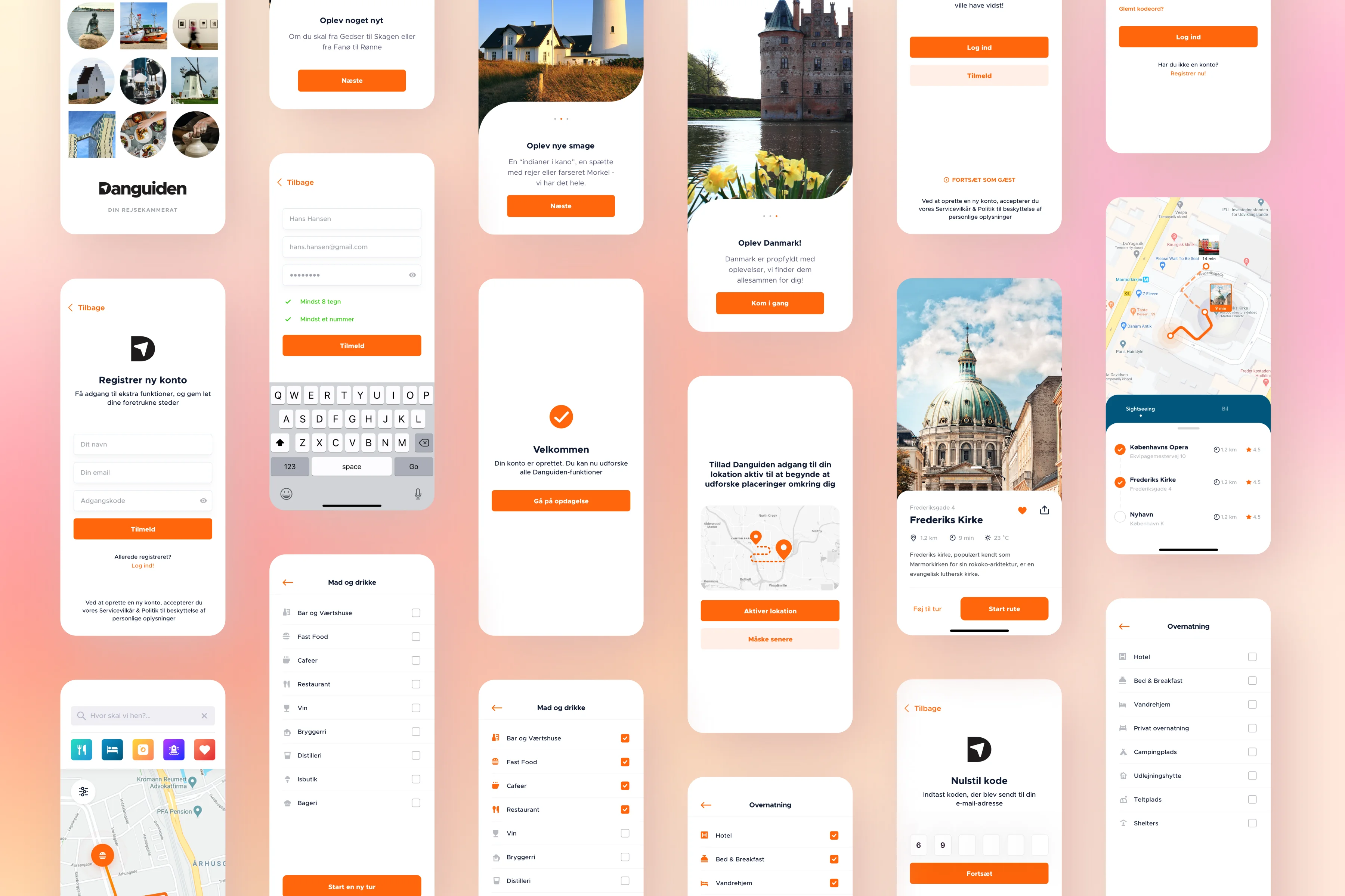 Danguiden mobile app showcase