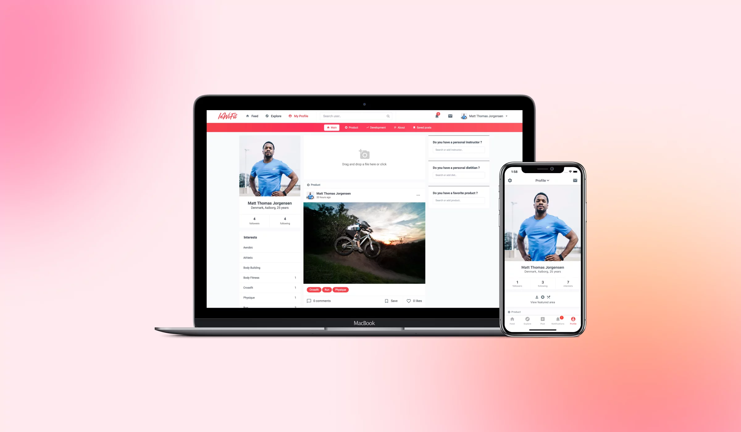 Social Feed & Profile