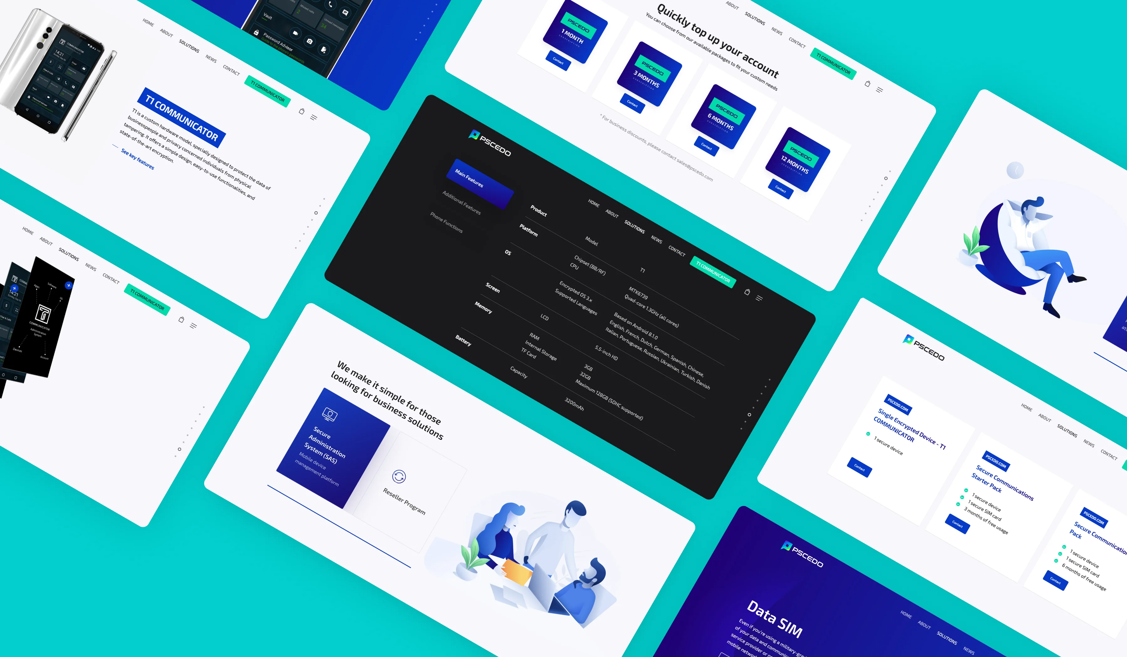 PSCEDO website overview