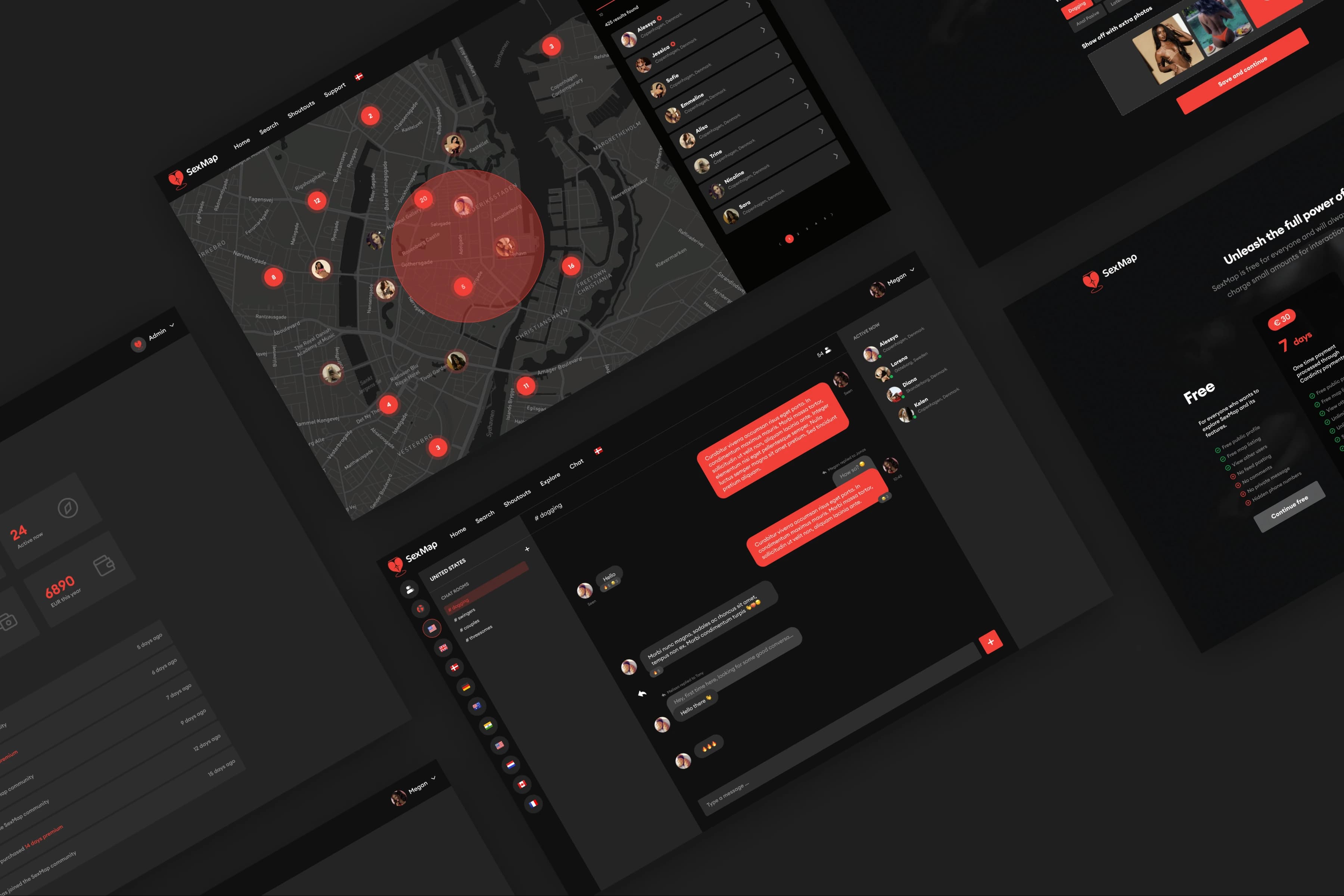 SexMap web platform showcase